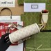 Gucci Horsebit 1955 Mini Bag in White GG Supreme Canvas