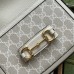 Gucci Horsebit 1955 Mini Bag in White GG Supreme Canvas