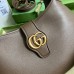 Gucci Aphrodite Medium Shoulder Bag in Dark Brown Leather