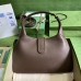 Gucci Aphrodite Medium Shoulder Bag in Dark Brown Leather