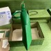Gucci Aphrodite Medium Shoulder Bag in Green Leather