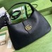 Gucci Aphrodite Large Shoulder Bag in Black Leather