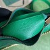 Gucci Aphrodite Small Shoulder Bag in Green Leather