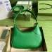Gucci Aphrodite Small Shoulder Bag in Green Leather