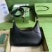 Gucci Aphrodite Small Shoulder Bag in Black Leather