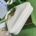 Gucci Aphrodite Small Shoulder Bag in White Leather