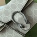 Gucci Dionysus Mini Top Handle Bag in White GG Supreme Canvas