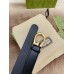 Gucci Black Leather Belt 40MM with G Buckle