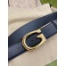 Gucci Black Leather Belt 40MM with G Buckle