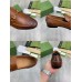 Gucci Mens Jordaan Loafers in Brown Leather