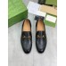 Gucci Mens Jordaan Loafers in Black Leather