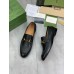 Gucci Mens Jordaan Loafers in Black Leather