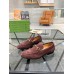 Gucci Mens Jordaan Loafers in Dark Brown Suede Leather