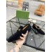 Gucci Mens Jordaan Loafers in Black Suede Leather