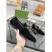 Gucci Mens Jordaan Loafers in Black Suede Leather