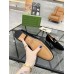 Gucci Mens Jordaan Loafers in Black Suede Leather