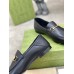 Gucci Mens Horsebit Slip-on Loafer in Black Leather
