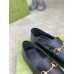 Gucci Mens Horsebit Slip-on Loafer in Black Leather