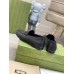 Gucci Mens Horsebit Slip-on Loafer in Black Leather