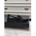 Gucci Mens Loafers in Noir Leather with Interlocking G