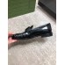 Gucci Mens Loafers in Noir Leather with Interlocking G