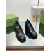 Gucci Horsebit Pumps 75mm in Black Leather