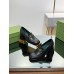 Gucci Horsebit Pumps 75mm in Black Leather