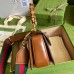 Gucci Bamboo 1947 Small Top Handle Bag in Brown Leather