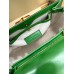 Gucci Bamboo 1947 Small Top Handle Bag in Green Leather