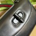 Gucci Bamboo 1947 Small Top Handle Bag in Black Leather