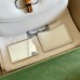 Gucci Bamboo 1947 Small Top Handle Bag in White Leather