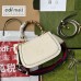 Gucci Bamboo 1947 Small Top Handle Bag in White Jumbo GG Canvas