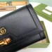 Gucci Diana Chain Wallet In Black Calfskin