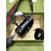 Gucci Bamboo 1947 Mini Top Handle Bag in Black Leather