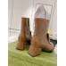 Gucci Ankle Boots in Brown Leather with Horsebit
