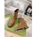Gucci Ankle Boots in Brown Leather with Horsebit