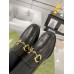 Gucci Ankle Boots in Black Leather with Horsebit