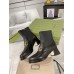 Gucci Ankle Boots in Black Leather with Horsebit