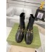 Gucci Ankle Boots in Black Leather with Horsebit