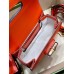 Gucci Bamboo 1947 Mini Top Handle Bag in Orange Leather