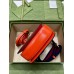 Gucci Bamboo 1947 Mini Top Handle Bag in Orange Leather