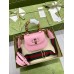 Gucci Bamboo 1947 Mini Top Handle Bag in Pink Leather