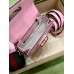 Gucci Bamboo 1947 Mini Top Handle Bag in Pink Leather