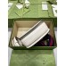 Gucci Bamboo 1947 Mini Top Handle Bag in White Leather