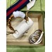 Gucci Bamboo 1947 Mini Top Handle Bag in White Leather