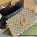 Gucci Padlock Medium Shoulder Bag in GG Canvas with Leather