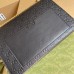 Gucci Padlock Medium Shoulder Bag in Black Guccissima Leather