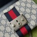 Gucci Padlock Small Shoulder Bag in Blue GG Supreme Canvas