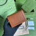 Gucci Diana Card Case Wallet In Brown Calfskin