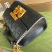 Gucci Padlock Small Shoulder Bag in Black Guccissima Leather